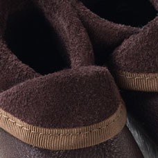 Pololo Lederpuschen Klassik uni braun 28/29