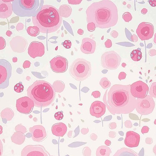 Camengo Tapete Blumenwiese lila/flieder 9910256