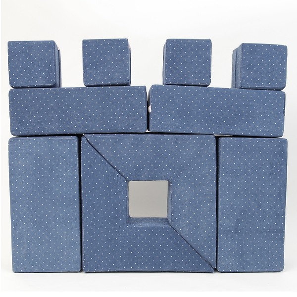 Plumplori Spielwürfelset Batu Pünktchen blau