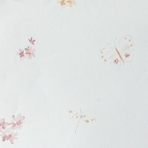 Caselio Oh La La Schmetterlingtapete orange 66193059