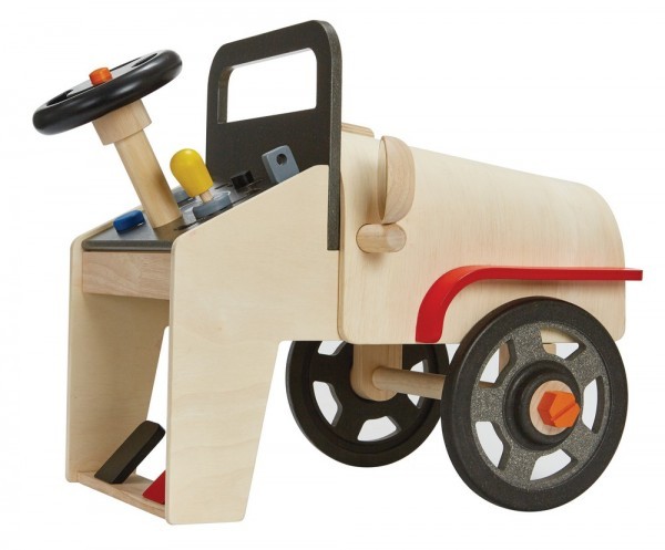 Plantoys Automechaniker Holzauto zum Schrauben 3+