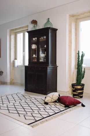 Lorena Canals Teppich Bereber CrissCross 140x210 cm waschbar