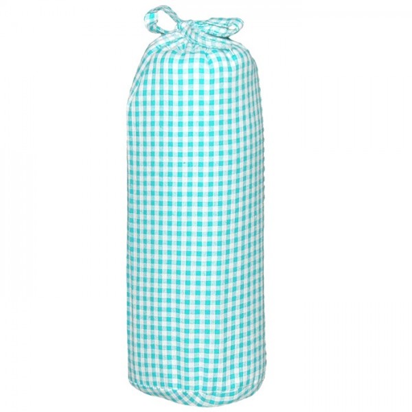 Taftan Spannbettlaken vichy Karo 3mm türkis