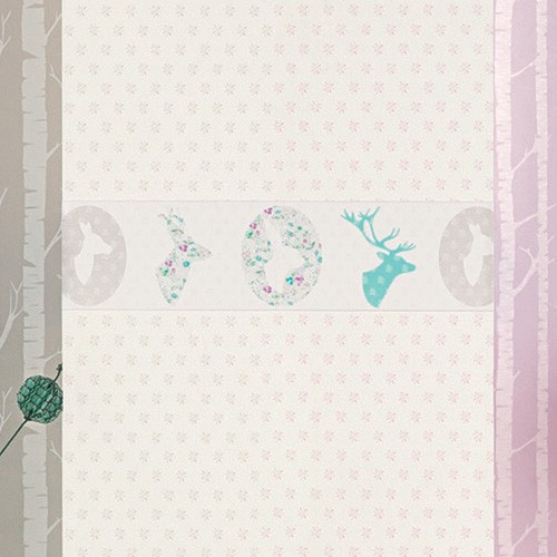 Caselio OhLaLa Tapete Blüten rosa 66284046