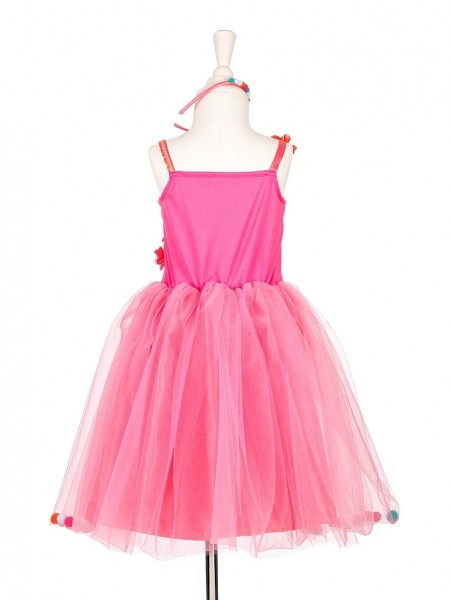 Souza Kostüm Kleid Alicia pink mit Pompons 3-4 Jahre