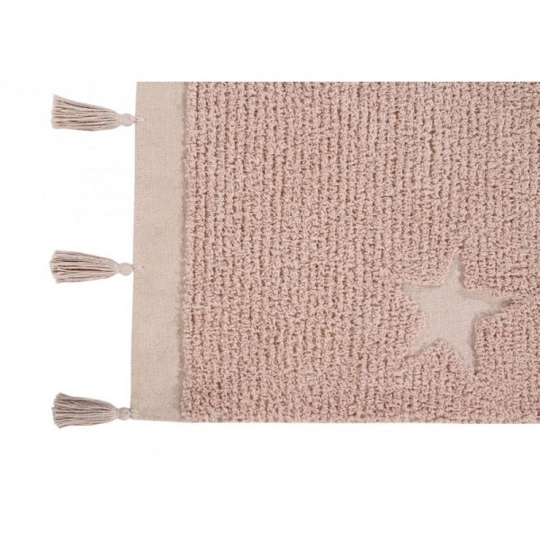 Lorena Canals Kinderteppich Hippy Stars Vintage Nude