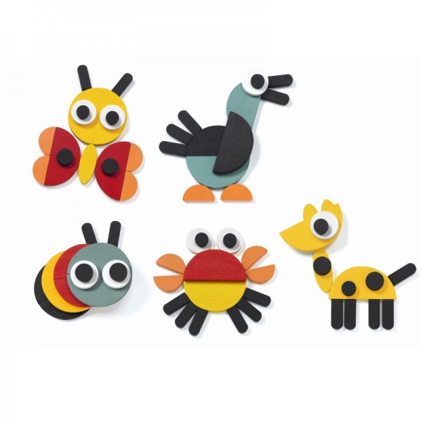 Djeco Erste Entwicklung Ze Geoanimo 3+