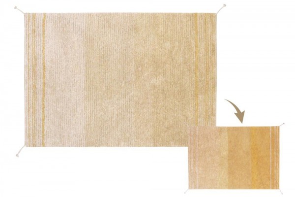 Lorena Canals Teppich Twin Amber 120x160cm waschbar Wendeteppich