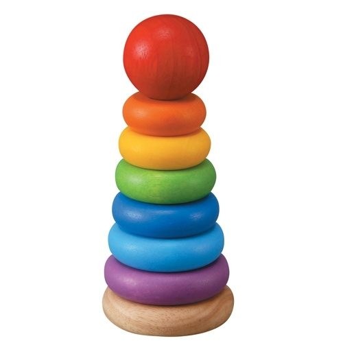 Plantoys bunter Stapelturm 18m+