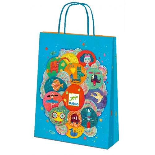 Djeco farbenfrohe Tragetasche gross