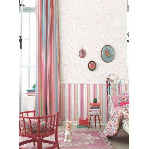 Camengo Tapete Streifen pink/bunt 9840256