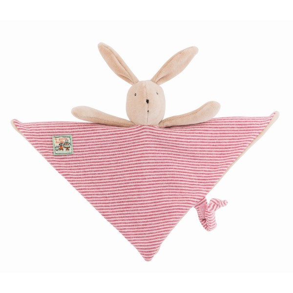 Moulin Roty Kuschelschnullerhalter Hase Sylvain