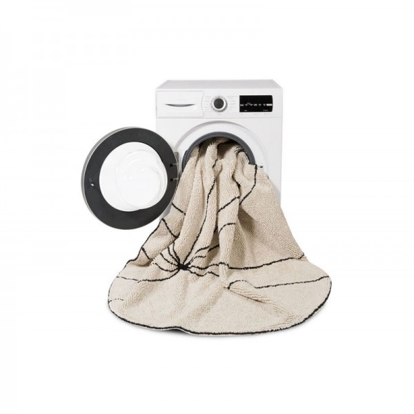 Lorena Canals runder Kinderteppich Trace Beige