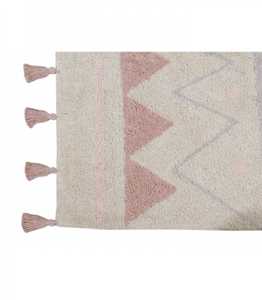 Lorena Canals Teppich Azteca natural vintage nude waschbar 140x200cm