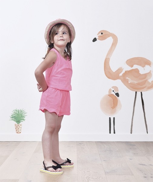 Lilipinso XL Wandsticker Flamingo Puderrosa