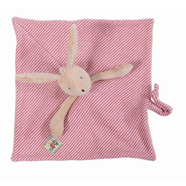 Moulin Roty Kuschelschnullerhalter Hase Sylvain