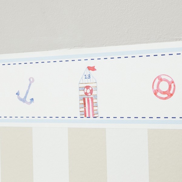 Hansekind Streifentapete beige Vlies