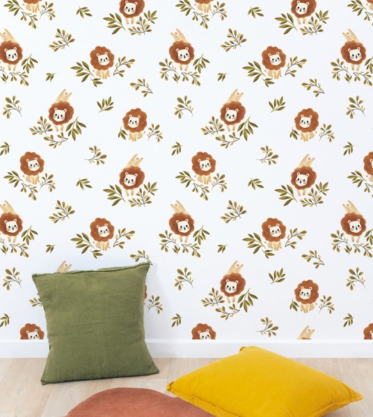 Lilipinso Kinderzimmertapete Vliestapete Löwe Tiny