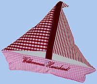 Hansekind Schiffskissen rosa