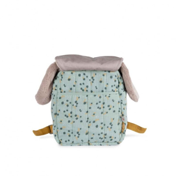 Moulin Roty Trois Lapins Stoffrucksack Hase grün