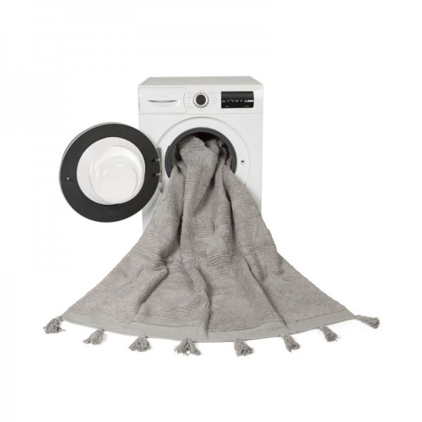 Lorena Canals Kinderteppich Hippy Stars Grey