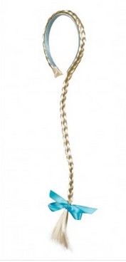 Souza for Kids Haarreif mit Zopf Lina, blond/blau