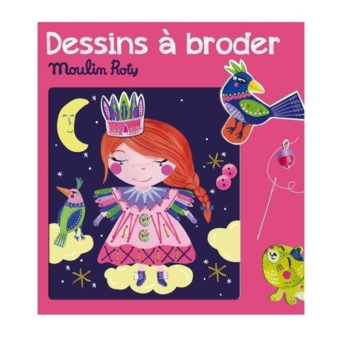 Moulin Roty Stickkarten Prinzessinnen 4+