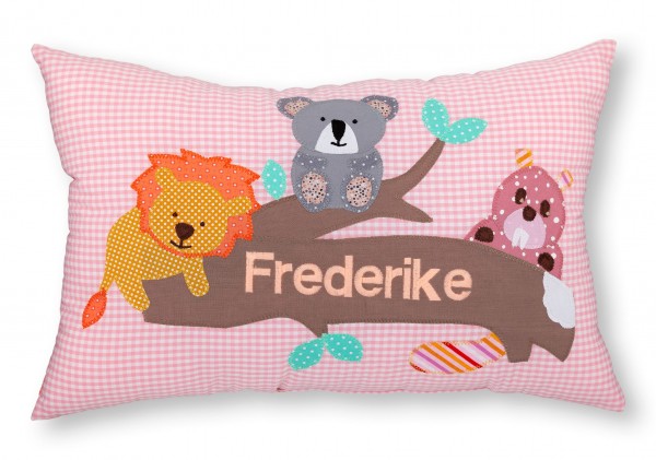 Crepes Suzette Namenskissen Löwe und Koala