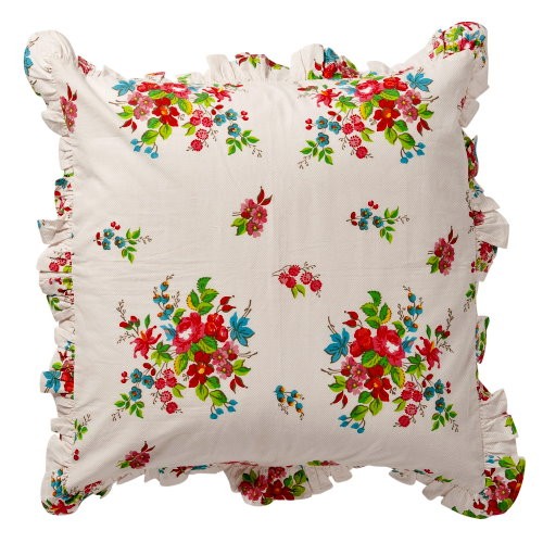 Room Seven Kissenbezug Flowers 50x50 rosa