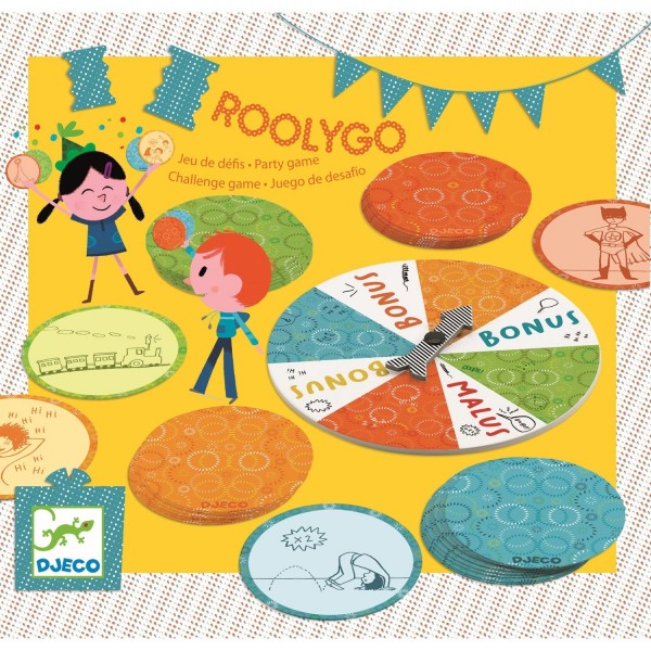 Djeco Partyspiel Gesellschaftsspiel Roolygo 5+