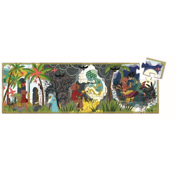 Djeco Formenpuzzle Aladin 24 Teile 3+