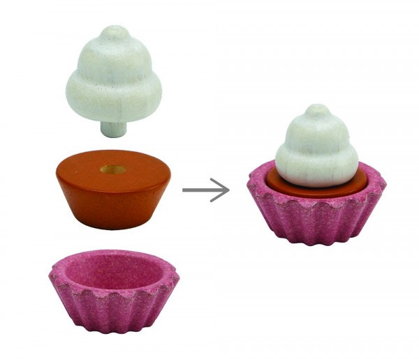 Plantoys Cupcake Backset 2+