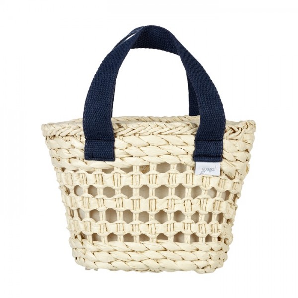 Souza for Kids Korbtasche Maaike Natur Blau