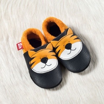 Orangenkinder Lederschuhe Tiger Tom