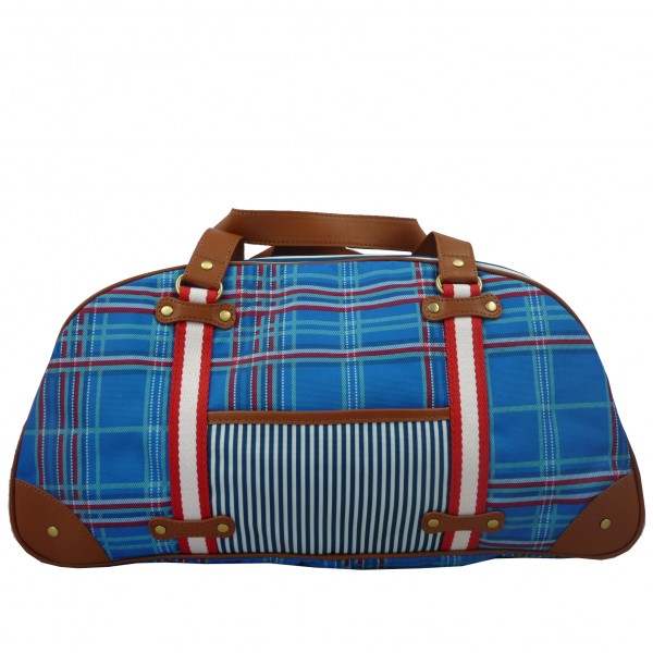 LIEF! Wickeltasche Check Tasche, Cobalt