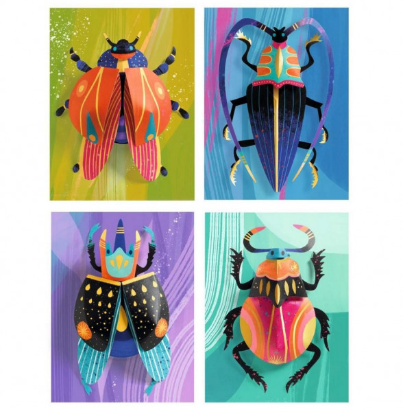 Djeco Papierkunst 3D Käfer 7+