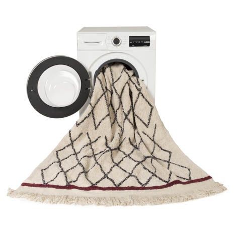 Lorena Canals Teppich Bereber CrissCross 140x210 cm waschbar