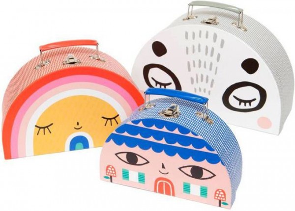 Petit Monkey 3-teiliges Kofferset Panda