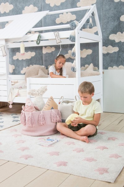 Lorena Canals waschbarer Kinderteppich Stars Vintage Nude