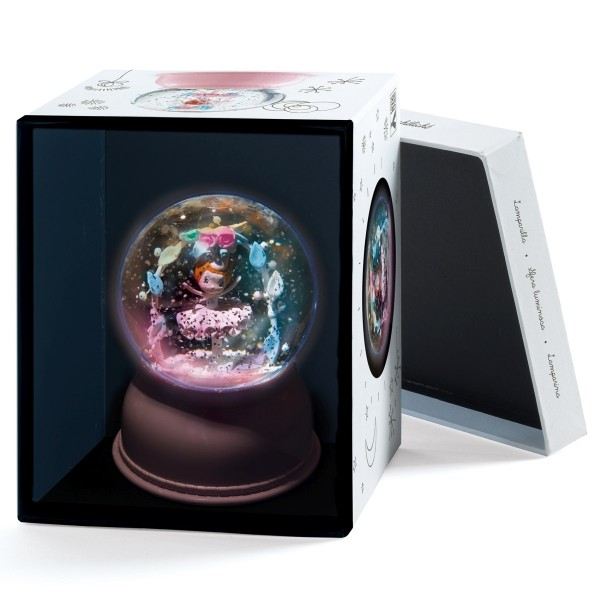 Djeco Nachtlicht Schneekugel Ballerina