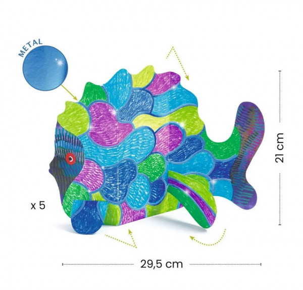 Djeco Mal und Bastelset Unter Wasser 3+