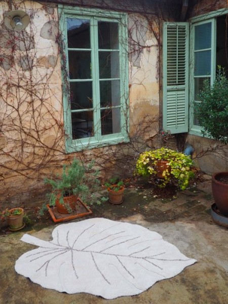 Lorena Canals Teppich Monstera Natural