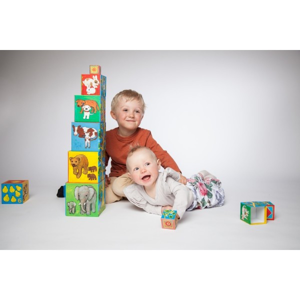 Djeco Stapelturm Meine Freunde 1+