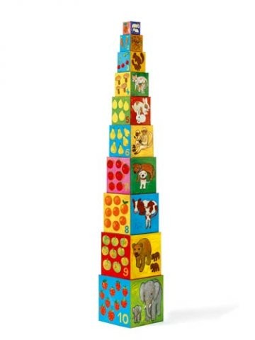 Djeco Stapelturm Meine Freunde 1+