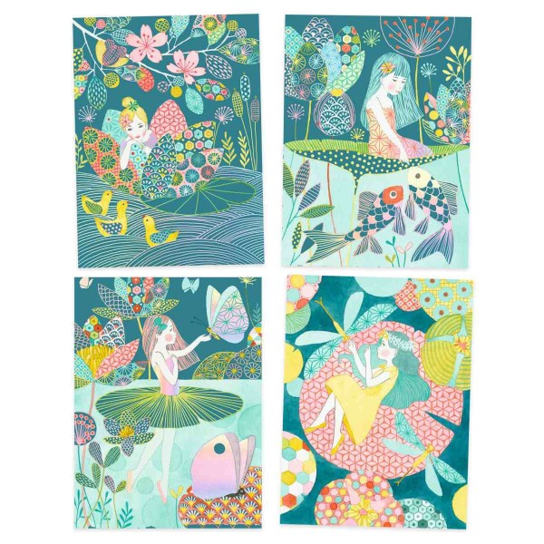 Djeco Kratzbilder Am Teich 7+