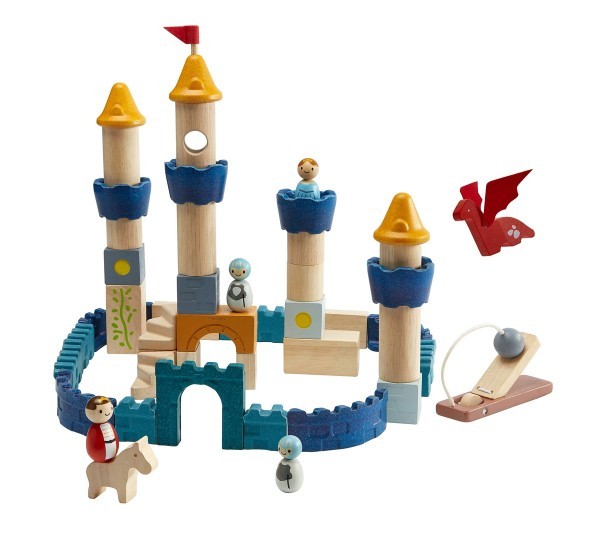 Plantoys Orchard Holzbauklötze Fantasy Burg 3+