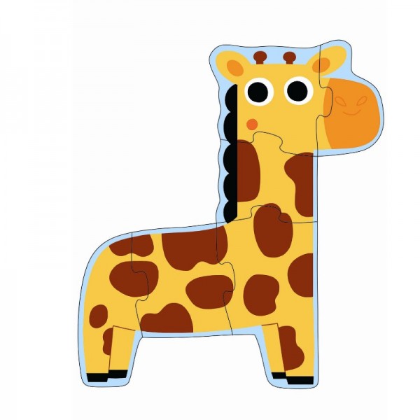 Djeco Primo Puzzle Dschungel 2+