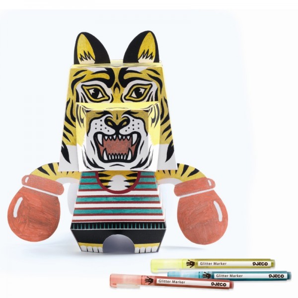 Djeco Arty Paper Bastelset Mister Uppercut 7+-