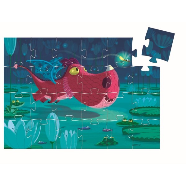 Djeco Formenpuzzle Drache Edmond 3+