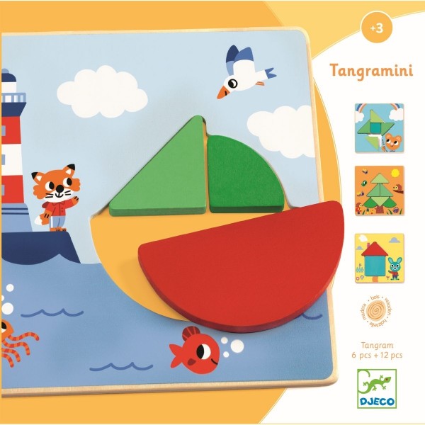 Djeco Lernspielzeug Tangramini 3+
